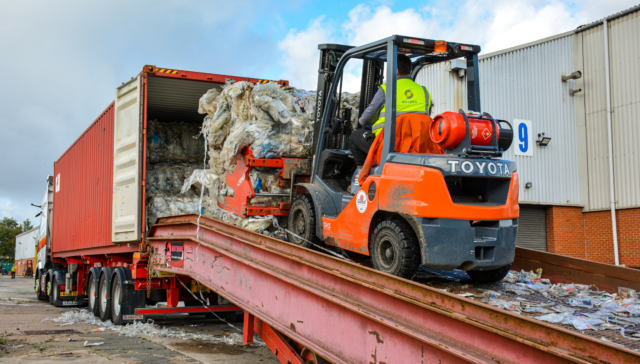 Image of Toyota Forklift in use